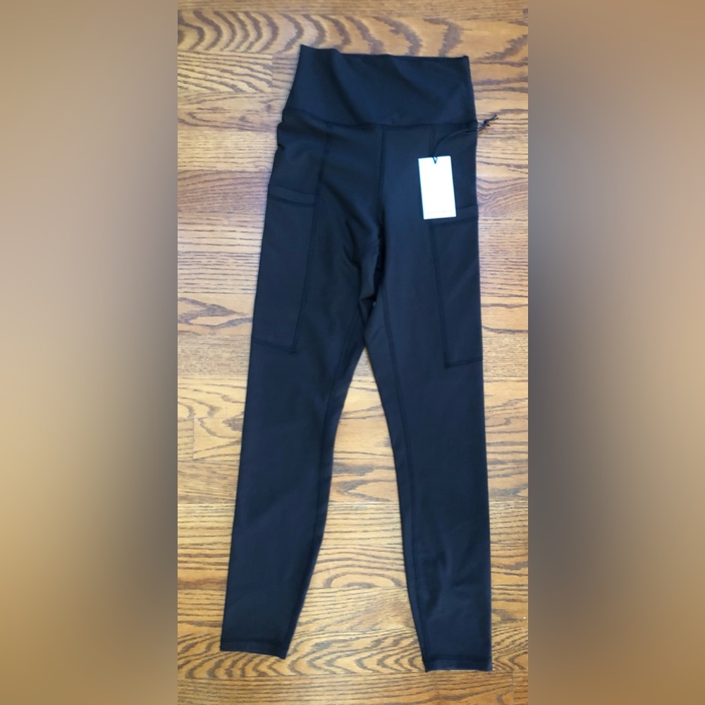 NWT  WE WORE WHAT Black Leggings  Size XS  $78